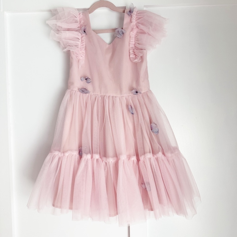 Joyfolie Size 8 Pink Lyrah Tulle Dress - Picture 4 of 7